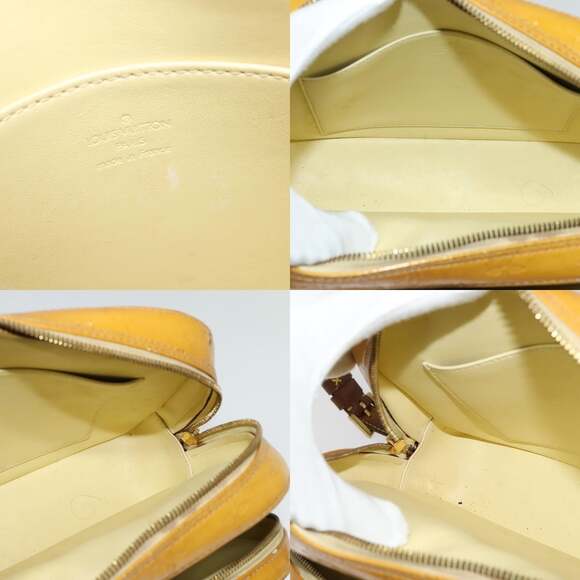 LOUIS VUITTON Monogram Vernis Marley Backpack Yellow M91040 - Picture 12 of 13